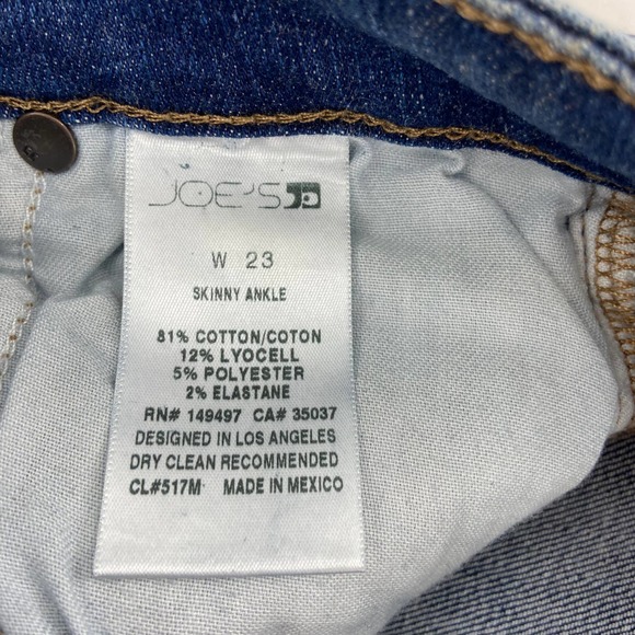 Joe’s Jeans Flawless Sz 23 Skinny Ankle - Picture 11 of 14